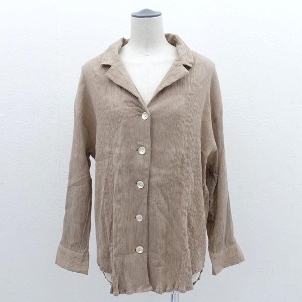 Buy Sea Room lynn Airy Long Sleeve Shirt/Beige/Free Size 001070042