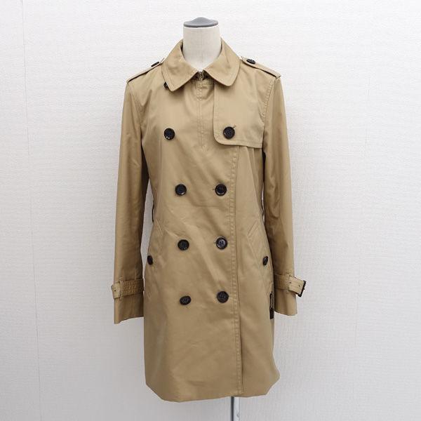 COACH ◆Trench coat/Cotton/Beige/Size M F34025 Women's fashion  [Ladies/Girls/LADY/Women/Women] [Used clothes] [Used]