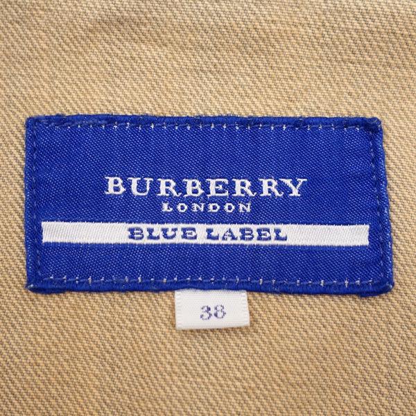 Buy BURBERRY BLUE LABEL Denim jacket/three-quarter sleeve/beige