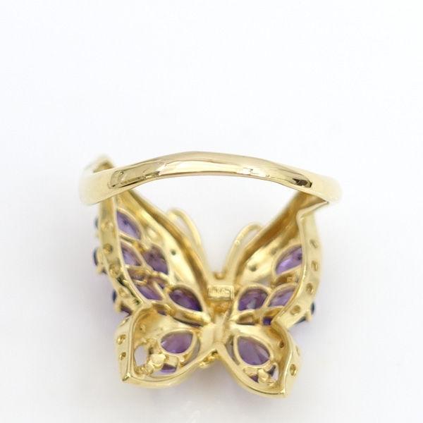 Buy ◇K18 Amethyst Butterfly Motif Ring No. 18 Butterfly Brand ...