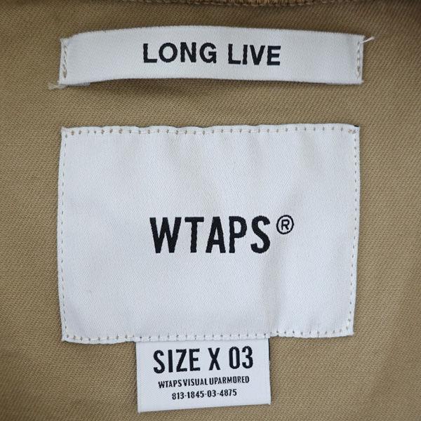 WTAPS / Double Taps ◆Pullover shirt/SMOCK LS COTTON TWILL/Khaki/Size 03  212BRDT-SHM05 Men's fashion [Men/Men/Boys/Gentlemen] [Used]