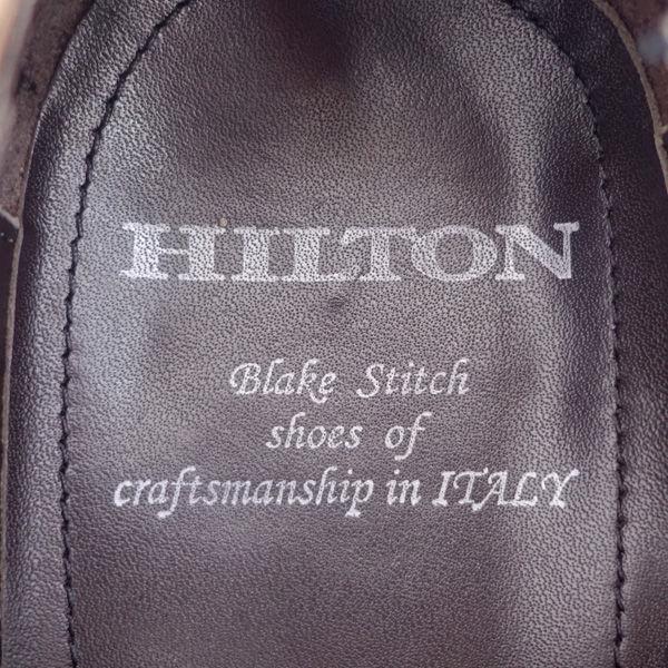 HILTON / Hilton ◆Business shoes/Leather/Brown/Size 40 (25cm) 823 Men's  fashion [Men/MEN/Men/Boys/Gentlemen] [Shoes/Shoes/SHOES] [Used]
