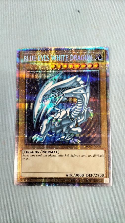 PSE Blue Eyes White Dragon Yu-Gi-Oh AC02-JP000 Trading Card