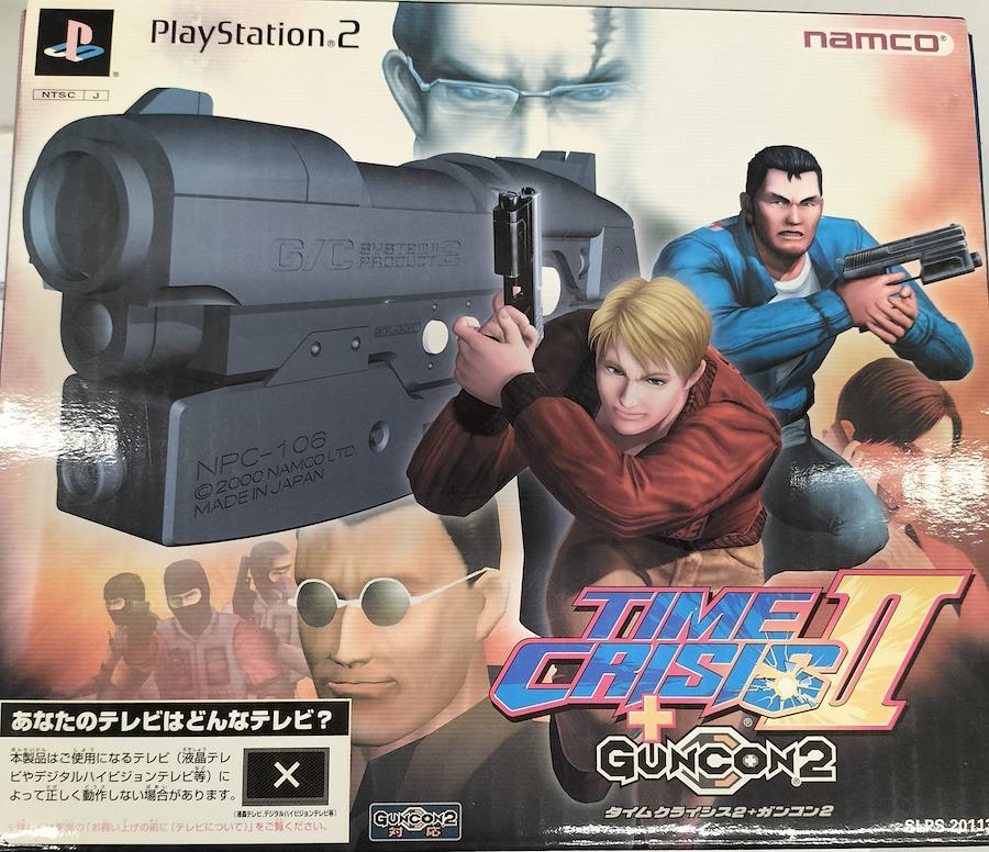 PS2ソフト NAMCO タイムクライシス2+ガンコン2 ゲームソフト