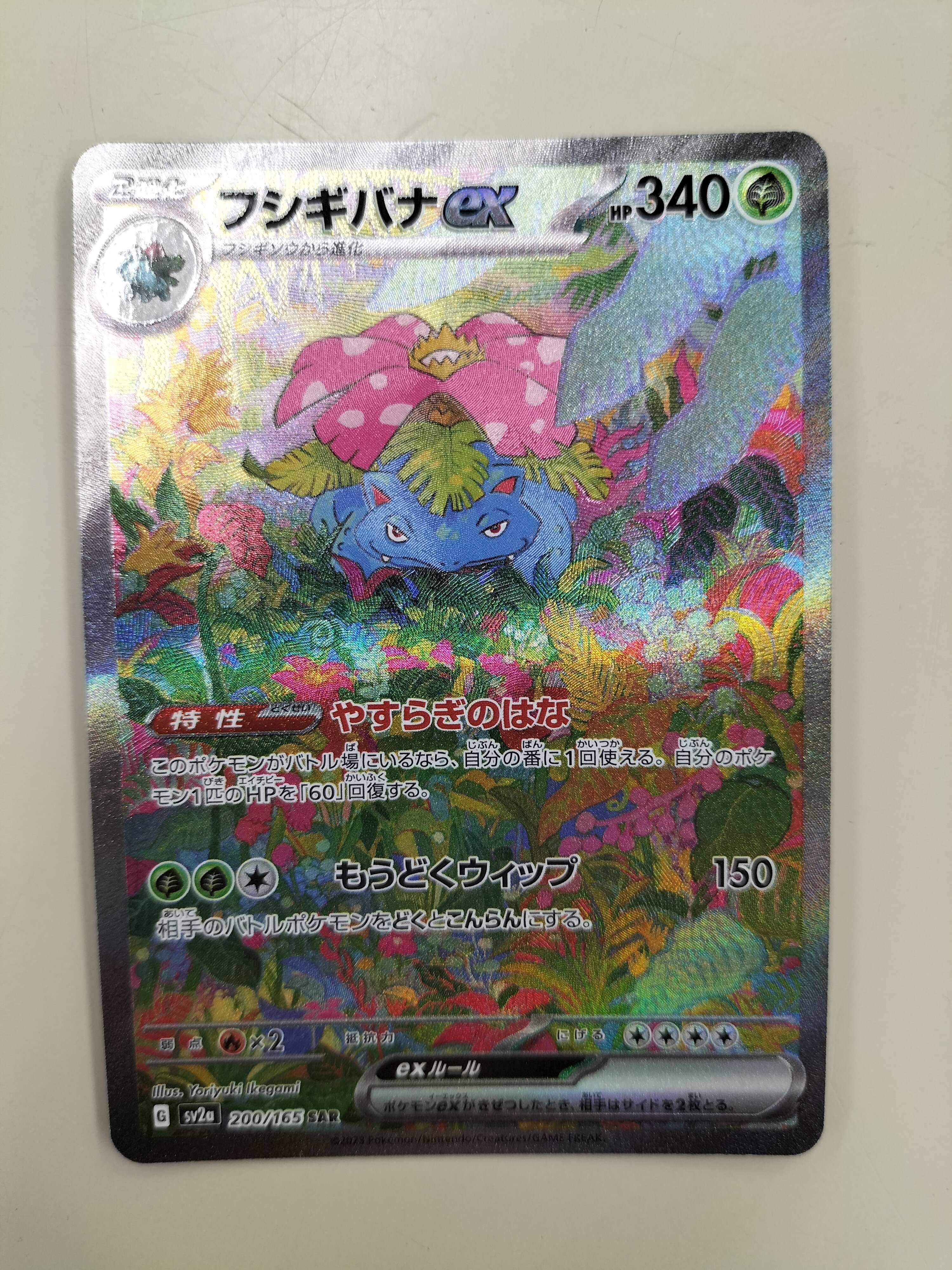 Venusaur ex (200/165), Busca de Cards