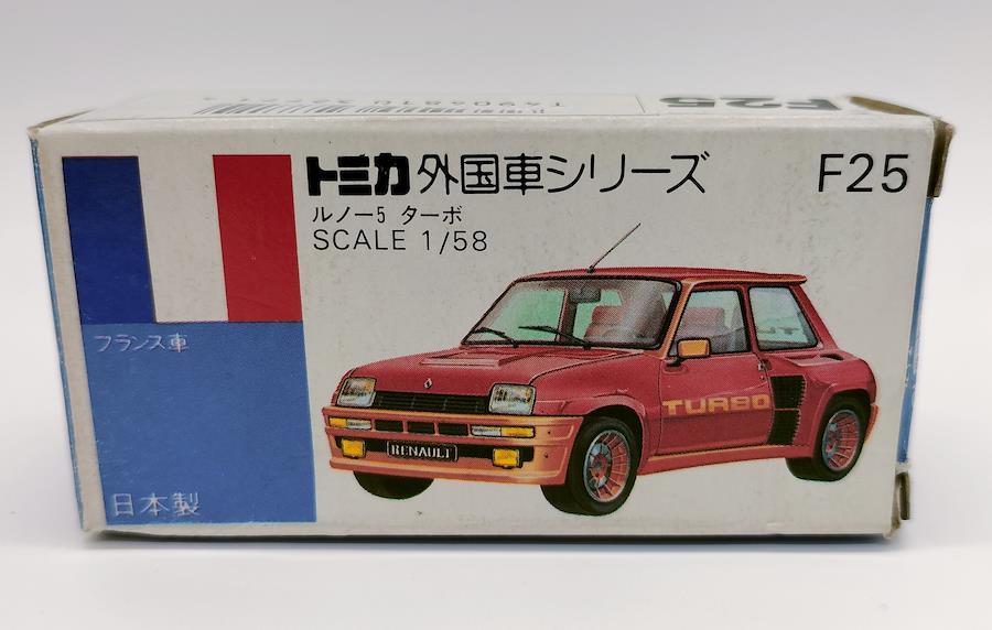 Tomica/Blue Box TOMY RENAULT 5 TURBO F25 Figure Hobby Collection