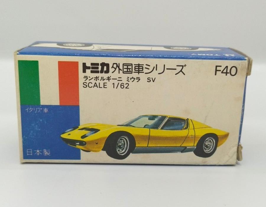 Buy Lamborghini Miura SV Tomica F40 Figure Hobby Collection from