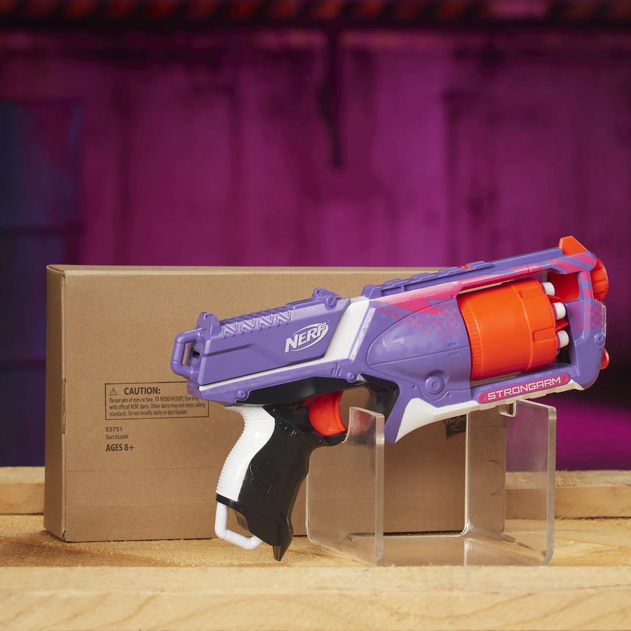 NERF N Strike Elite Strongarm Toy Blaster with Rotating Barrel (  Exclusive)