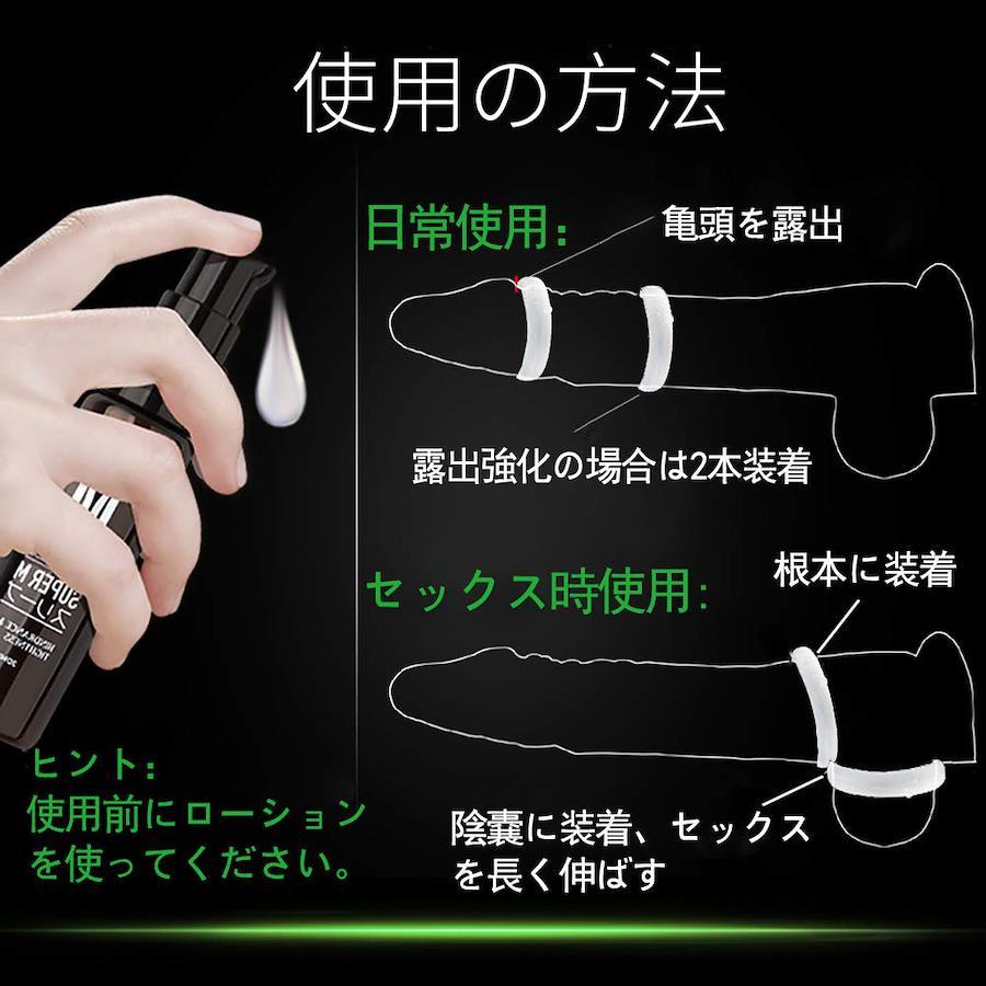 コックリングペニスリング装着画像 