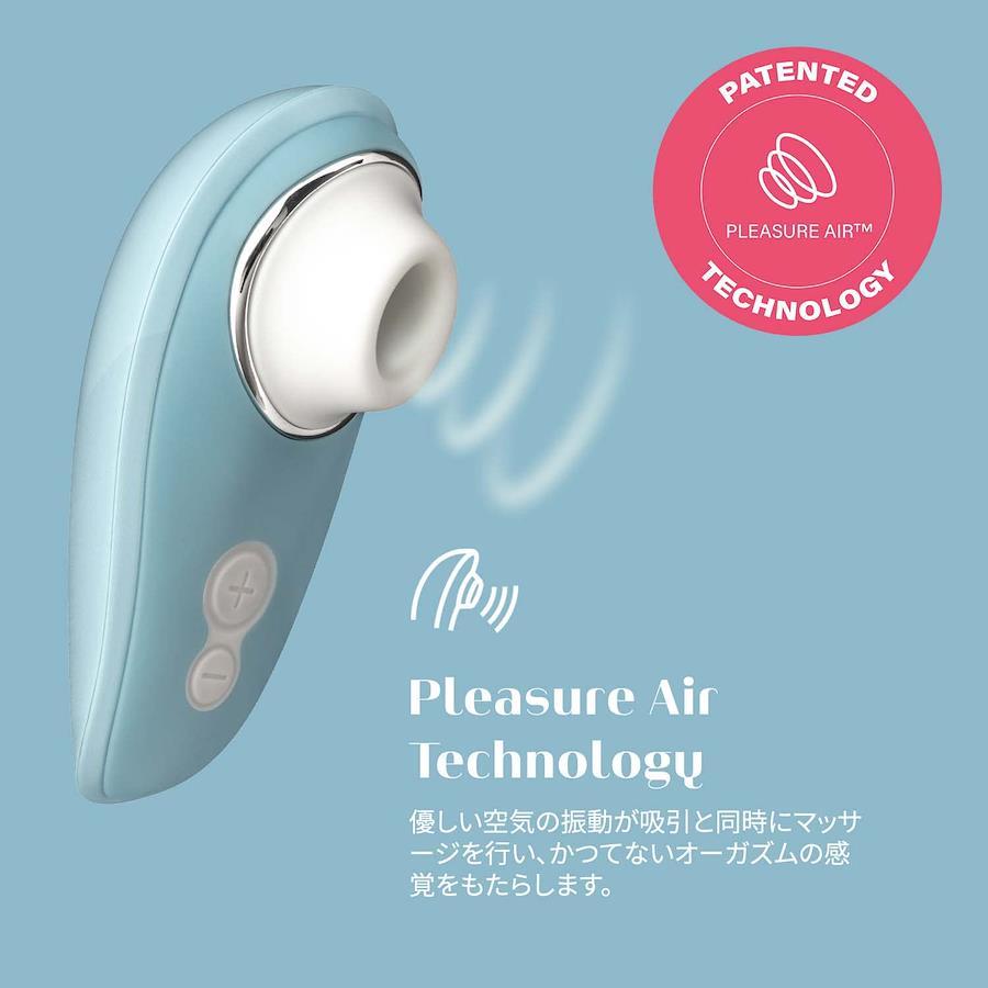 Buy Womanizer Liberty Clitoris Suction Vibrator - Travel Cover Included -  Clitoral Suction 6 Level Suction Modes - Waterproof Suction Vibrator -  Female Vibrator Sex Toy - Blue from Japan - Buy