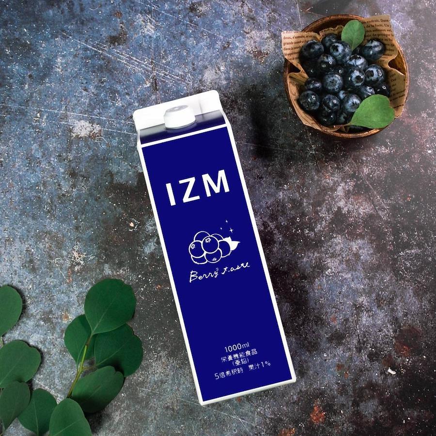 Enzyme drink IZM [BERRY BERRY TASTE] 1000ml (diluted 5 times) blueberry  flavor ism berry berry taste nutritional functional food (zinc)