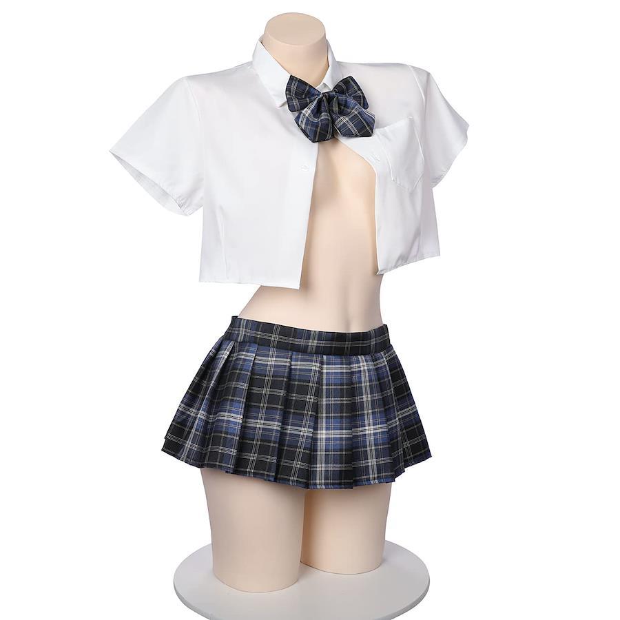 Buy SENMHS Cosplay Sexy Sailor Short Sleeve Uniform Girls Uniform High  School Students High School Girls Erotic Cute Cosplay Costume Mini Skirt  Sexy Extreme Free Size Short Sleeve Tops Mini Skirt Thong