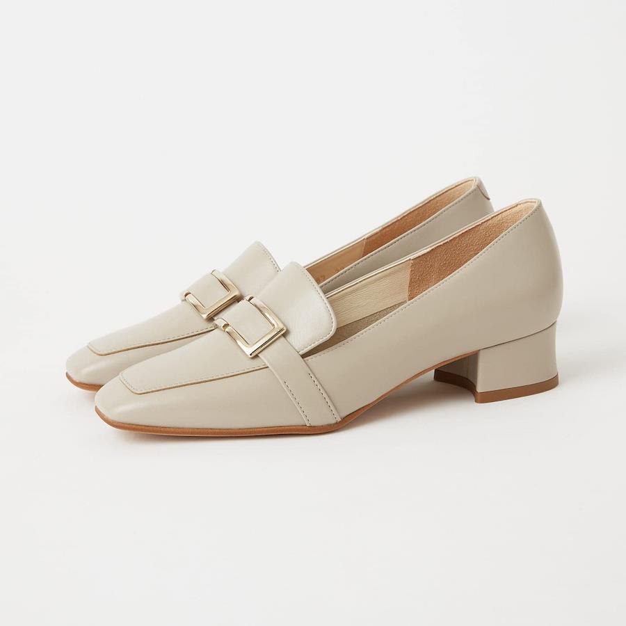 [Diana] Low Heel Flat Shoes Heel 3cm Made in Japan Dark Beige 23.5cm  180512400011