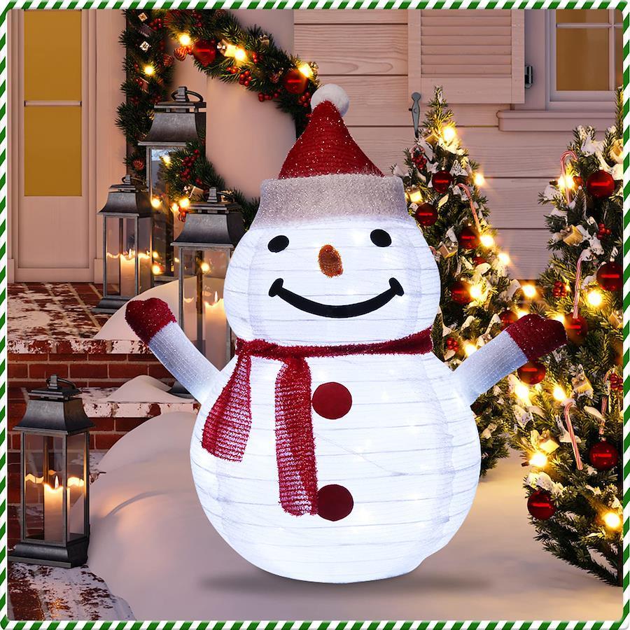 雪だるま イルミネーション LED 装飾 ツリー 飾り クリスマス 雑貨 