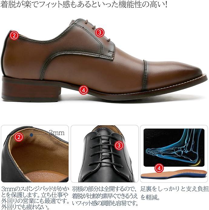 Waterproof hot sale business shoes