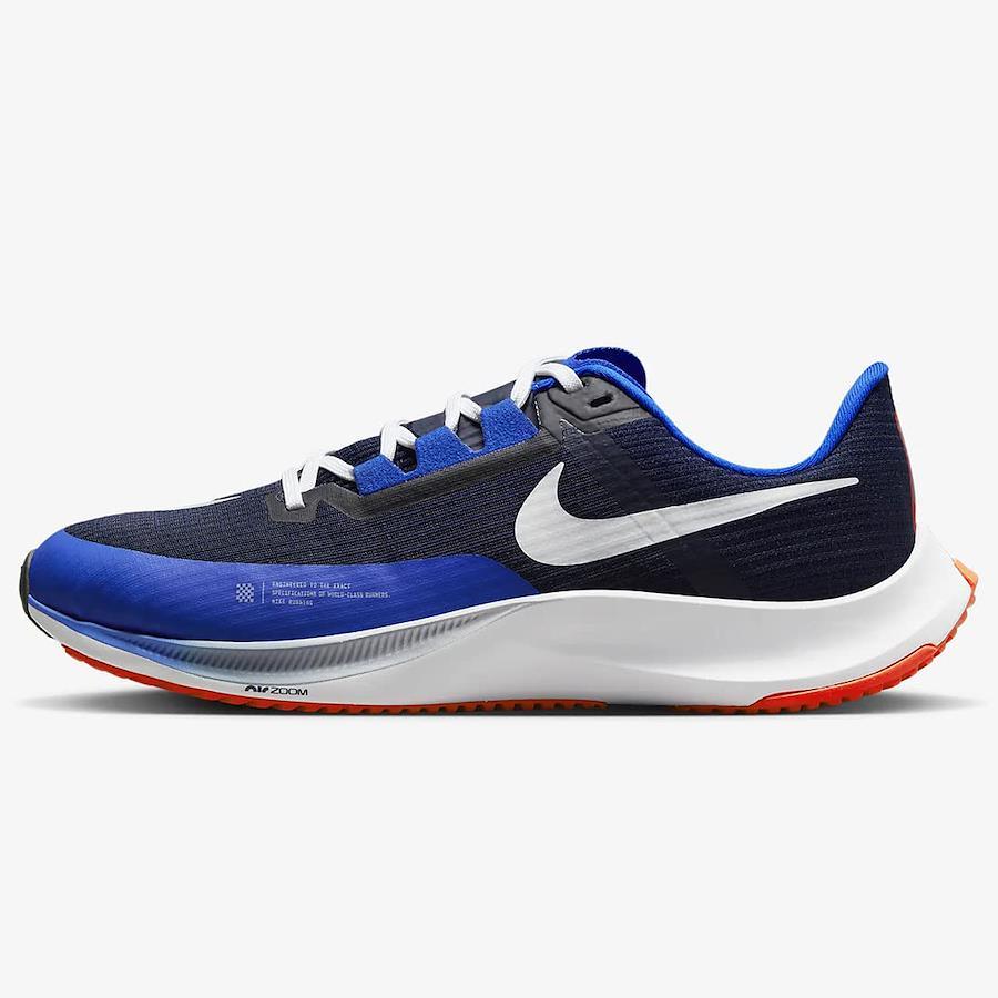 NIKE CT2405 451 Air Zoom Rival Fly 3 Men's Sneakers Racing Shoes Sports  Running Jogging Shoes Obsidian/M Platinum (451) 26.5cm