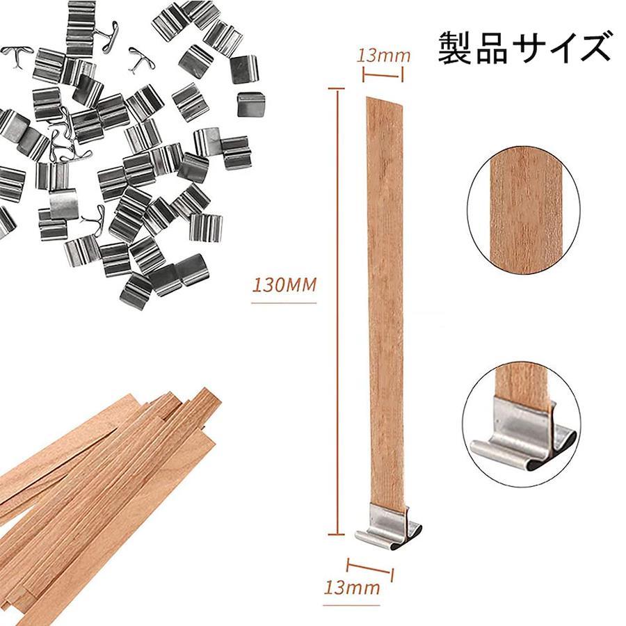 Buy LIKENNY Wood Wick Candle DIY Aroma Candle Wicks Candle Wicks Wooden  Wicks 130mm*13mm Candle Wicks Hardware Base Handmade Materials Replacement Wood  Candle Wicks (Set of 50) from Japan - Buy authentic