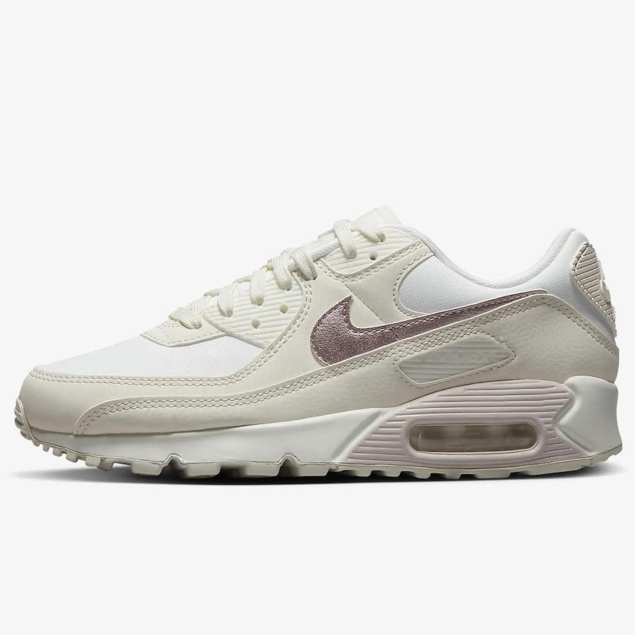 [Nike] Air Max 90 W AIR MAX 90 Sail/Phantom/Pink Oxford DX0115-101 Genuine  Japanese Product 24.5cm