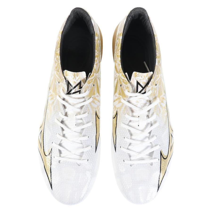 [Mizuno] Soccer Spikes α Alpha PRO Football Club Lightweight White x Gold  26.5 cm 2E