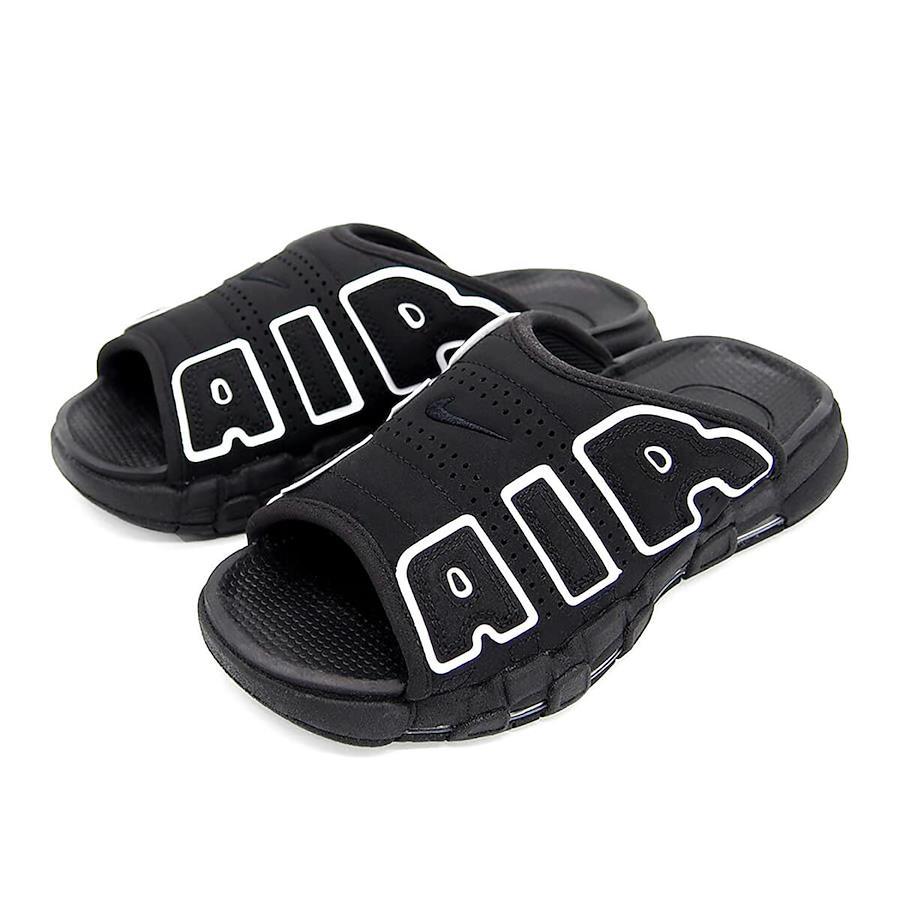 [Nike] fd5983-001 WMNS AIR MORE UPTEMPO SLIDE BLACK/WHITE-BLACK-CLEAR  Women's Air More Uptempo Slide 25cm (US8) [Parallel Import]