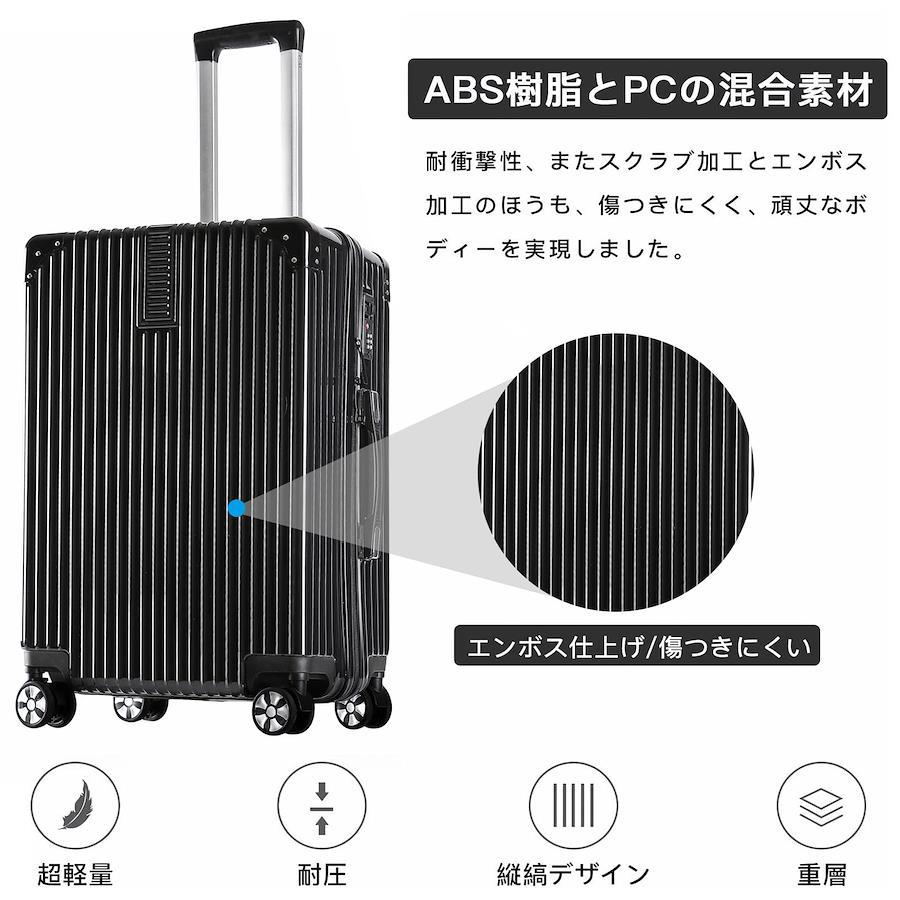 SUPBOX] スーツケース 機内持ち込み ファスナー式 キャリーケース ...