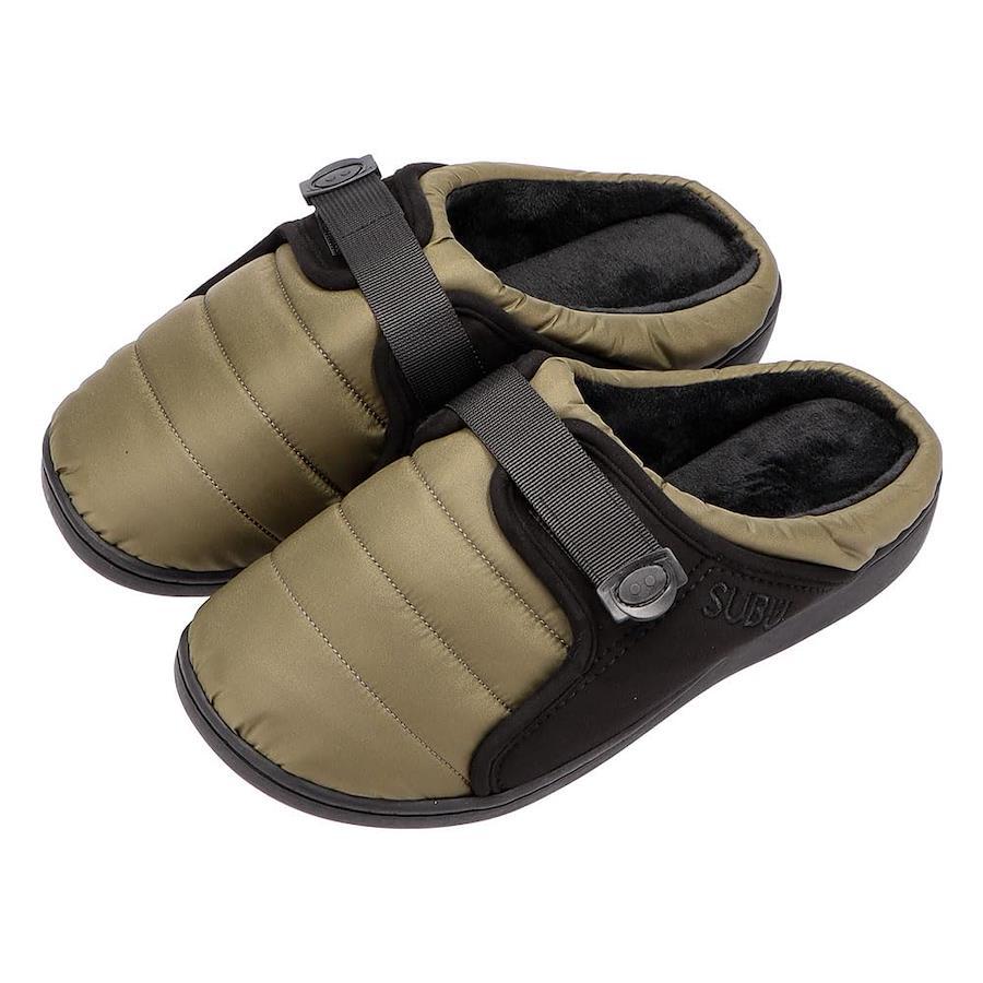 [SUBU] BELT Belt Sandals, Winter Sandals, Slippers, Women's, Men's, Size  Adjustable, Warm Room Shoes, Down, Outdoor Shoes, Unisex, BT KH 0 Khaki  KHAKI