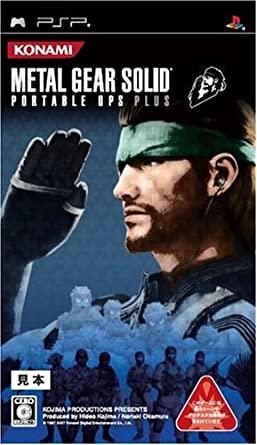 Metal Gear Solid Portable Ops + - PSP