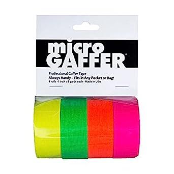 Buy Micro Gaffer Fluorescent Gaffer Tape 25mm x 7.3m 4 (Pink
