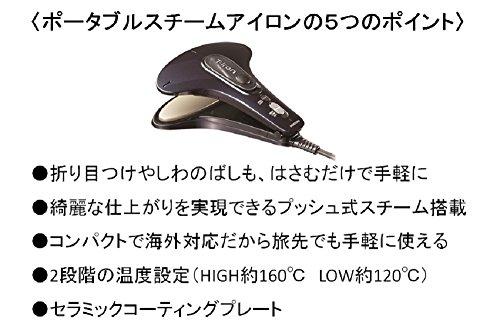 Koizumi Iron Portable Steam Iron (For Overseas) Blue KAS-3010/A