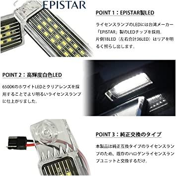 ハイエース 200系 1型 2型 3型 4型 LED ライセンスランプ 36LED ホワイト ナンバー灯 純正交換型 ラ -  日本の商品を世界中にお届け | ZenPlus