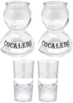 Buy Cocalero shot glass bomb glass set of 2 each from Japan - Buy