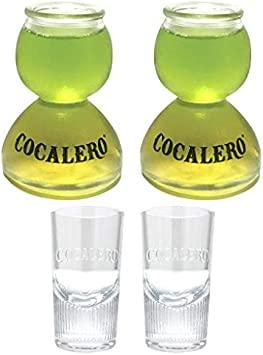 Buy Cocalero shot glass bomb glass set of 2 each from Japan - Buy