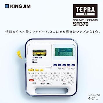 King Jim Monochrome Label Writer - Tepra PRO Navy SR370