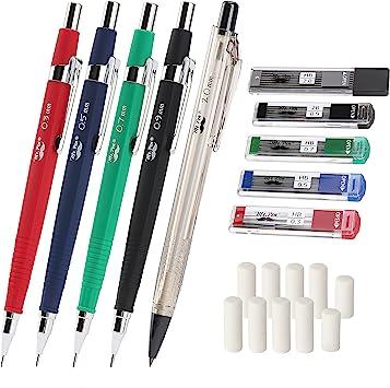Mr. Pen- Mechanical Pencils, 5 Sizes 0.3, 0.5, 0.7, 0.9 and 2mm
