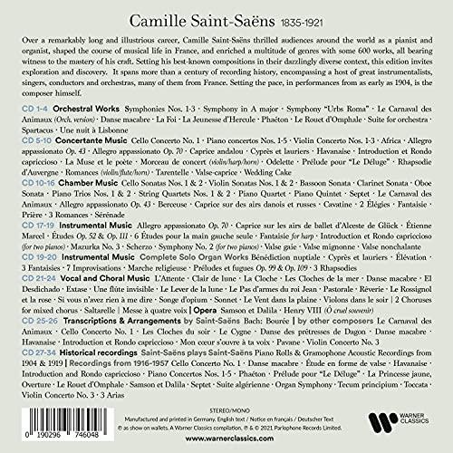 Camille Saint-Saens Edition (34 CDs)