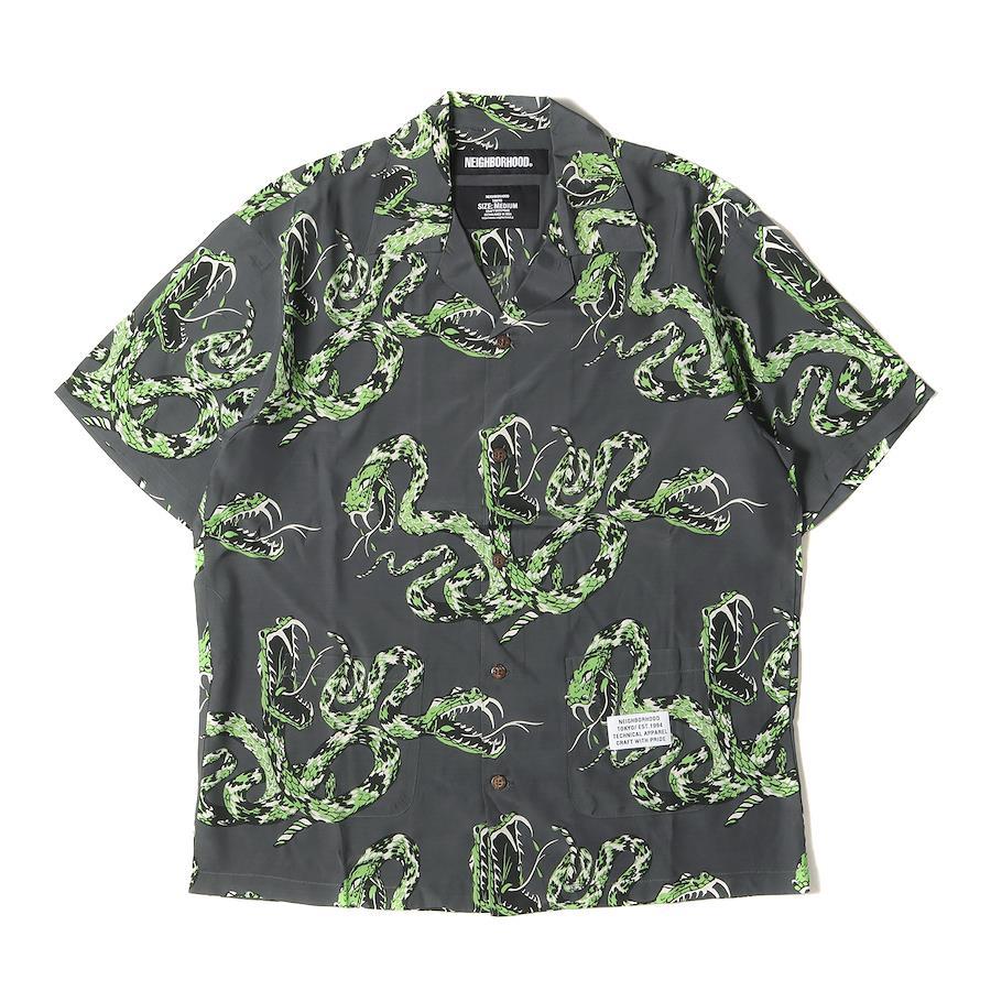 Buy NEIGHBORHOOD Shirt Size: M 20SS Rattlesnake Pattern Rayon Aloha Shirt  ALOHA. RATTLESNAKE / R-SHIRT. SS Gray Top Hawaiian Shirt Casual Short  Sleeve [USED] from Japan - Buy authentic Plus exclusive items