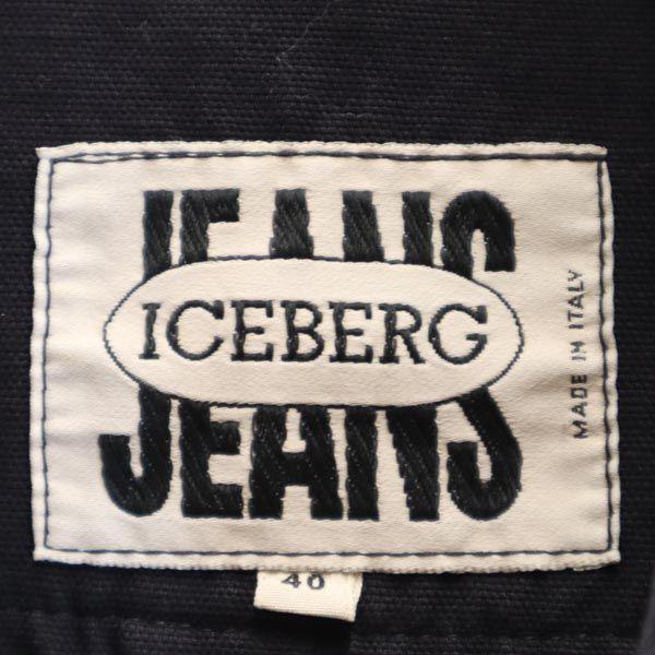 アイスバーグ 90s オールド ジーンズ イタリア製 ワークジャケット 40 ネイビー ICEBERG JEANS メンズ   【230923】