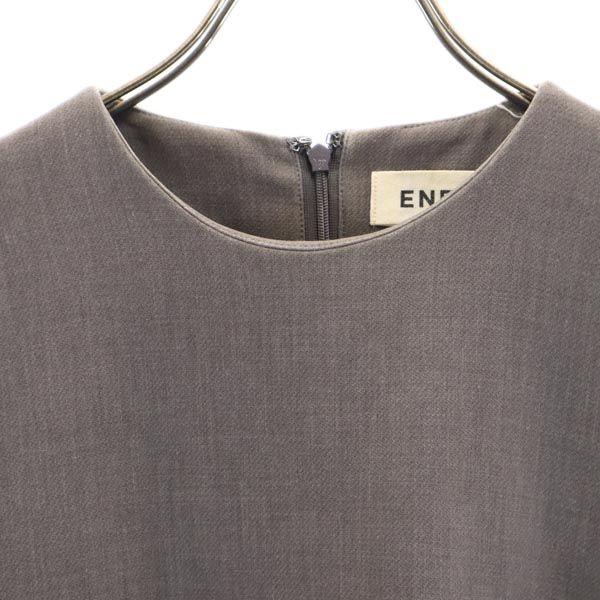 Buy Enfold Pullover 38 Gray ENFOLD Back Zip Shirt Women's 230925