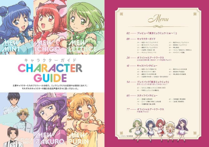 Tokyo Mew Mew New Official Visual Book w/ TV Animation Tokyo Mew Mew  Memorial Book