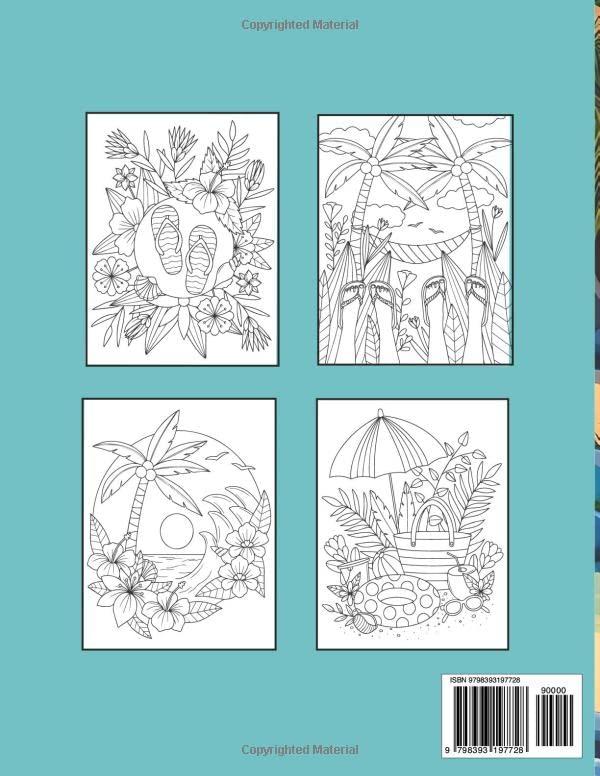 Summer Coloring Book for Kids