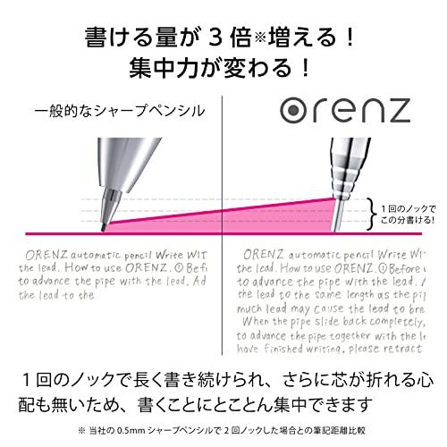 Pentel ORENZ 0.5mm Mechanical Pencil CLEAR BODY Series [XPP505-TW] - Clear  White 4902506419330