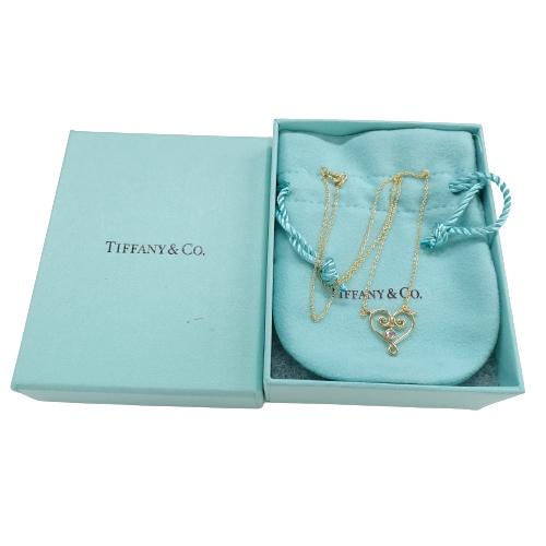 ティファニー TIFFANY&Co. ネックレス レディース ブランド 750YG 1P