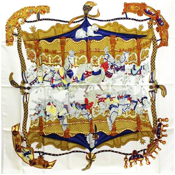 Hermes Silk Scarf Carre 90 