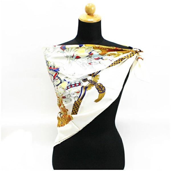 Hermes Silk Scarf Carre 90 