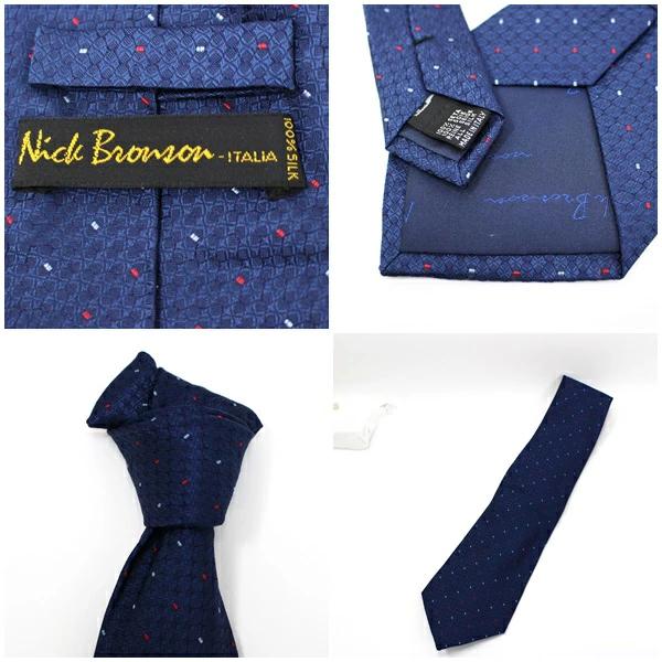 ニックブロンソン シルク ネクタイ 中古 ABランク Nick Bronson| メンズ ビジネス