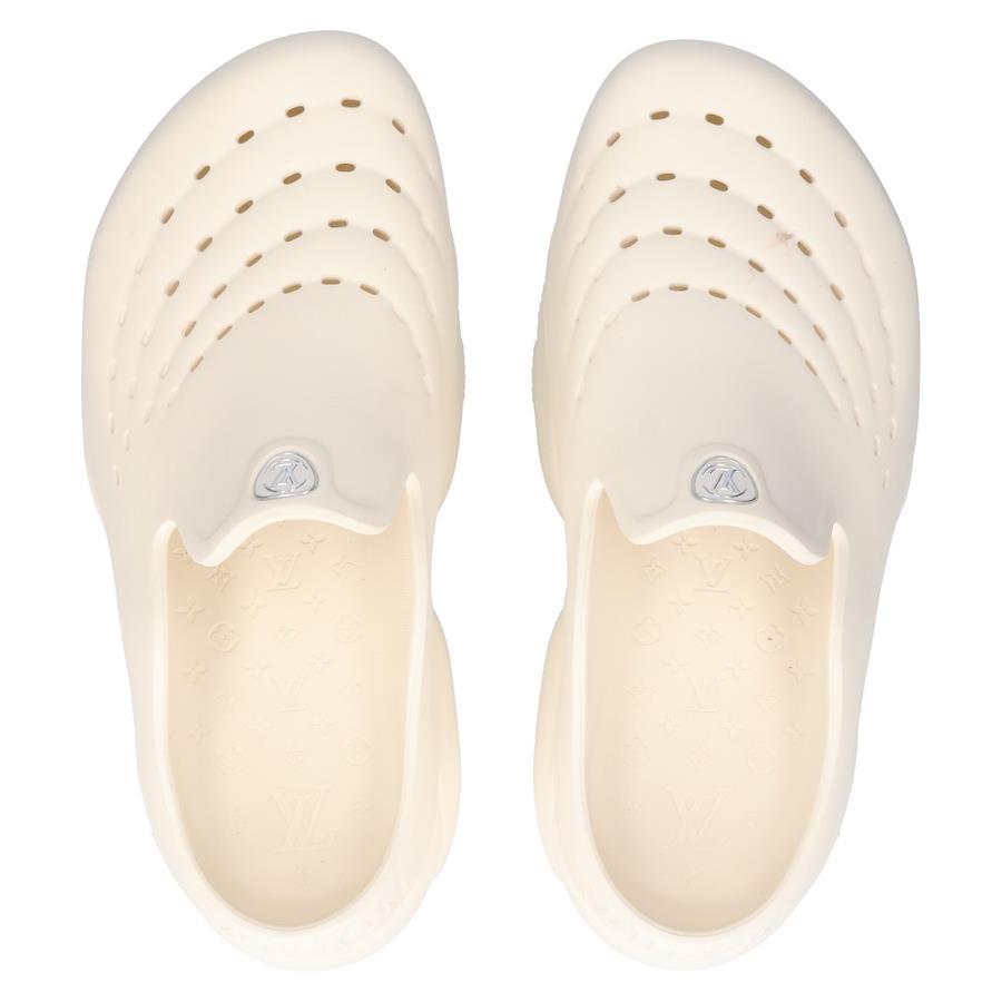 Buy Louis Vuitton LV Shark Line Noir Rubber Sandals White 1ABSN7 9 White  from Japan - Buy authentic Plus exclusive items from Japan