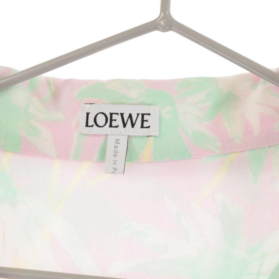 LOEWE ロエベ Daisy Print Short Sleeve Shirt パームツリーアロハ 半袖シャツ H2109871SU マルチカラー