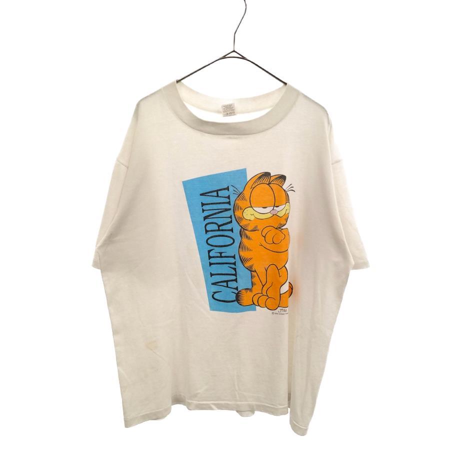 Buy Vintage 70S Garfield Garfield print short-sleeved T-shirt cut