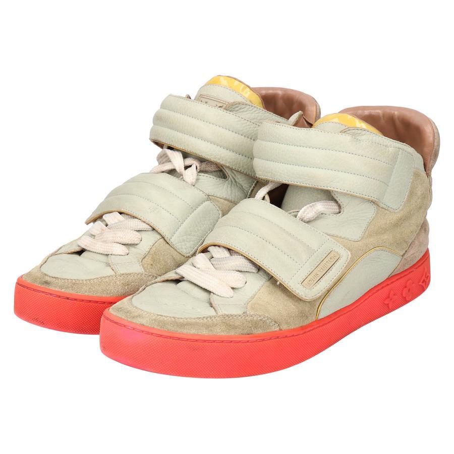 Buy Louis Vuitton x KANYE WEST JASPERS Jasper Kanye West High Cut Sneakers  Gray/Pink 10 Gray/Pink from Japan - Buy authentic Plus exclusive items from  Japan