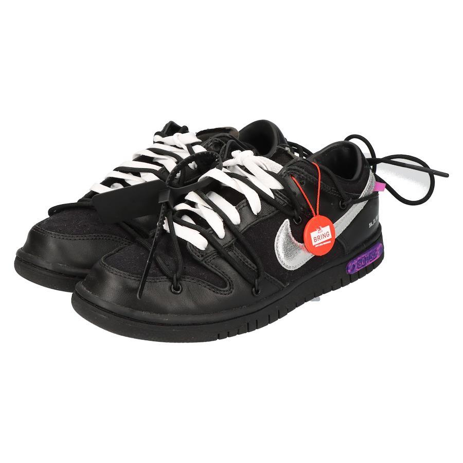 Nike × OFF-WHITE DUNK LOW 1 of 50 Black 50 × Off-White Dunk Low Cut  Sneakers Lot 50 Black US8/26cm DM1602-001 26.0cm Black